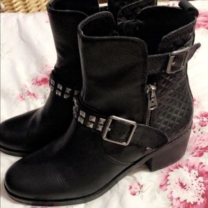Lucky Brand Studded Belt Booties